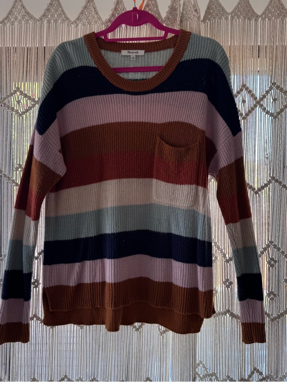 Madewell Multi-Stripe Knit Sweater